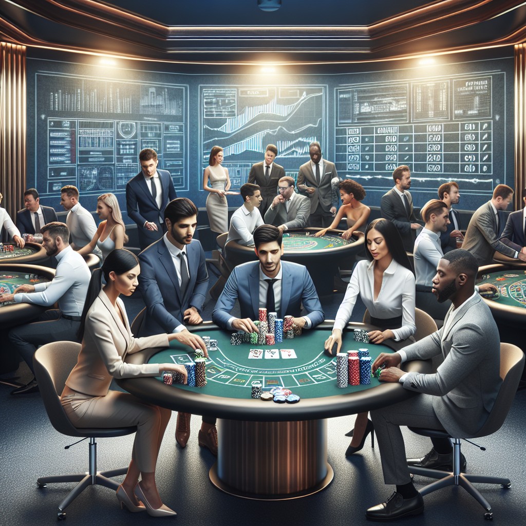 Exerciții zilnice pentru dezvoltare profesională bazate pe turnee de cazinou